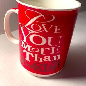 Gourmet Village, mug love you more than chocolate